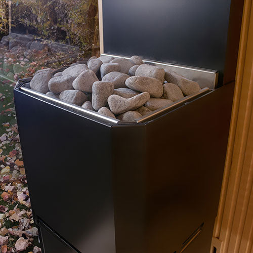 Saunum Air L 15 Sauna Heater w/ Climate Equalizer (15.2kW - Black - 240V)