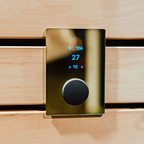 HUUM UKU Wi-Fi Sauna Control Unit (Gold) - Digital On/Off, Time & Temperature Control