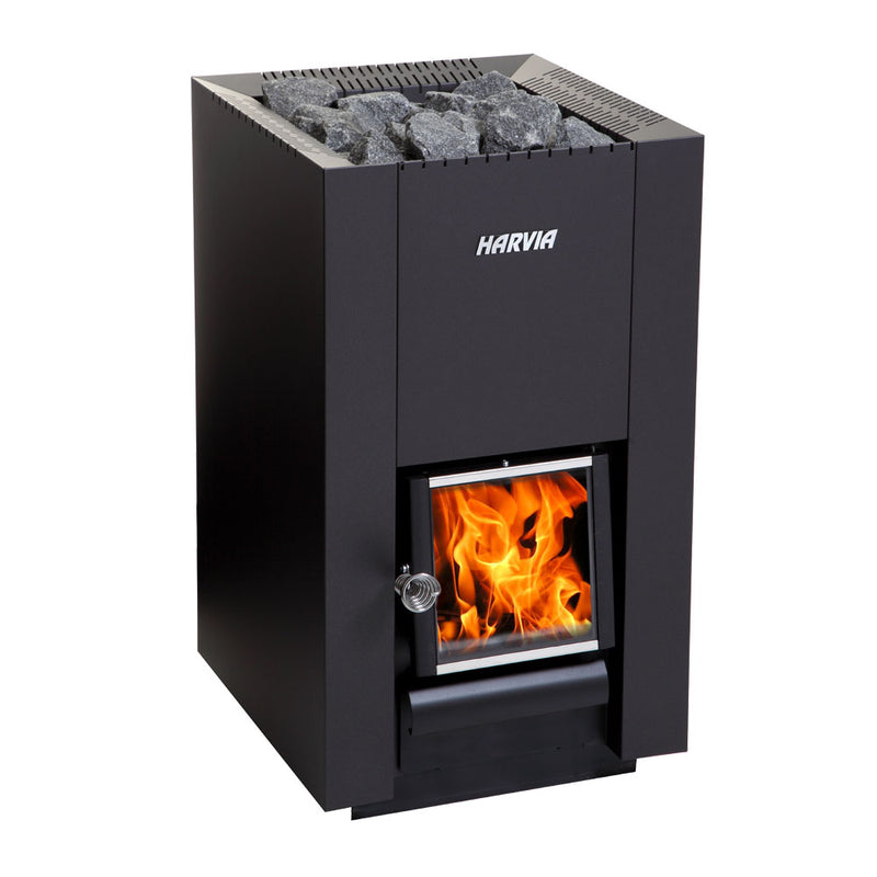 Harvia Linear WK160C Wood-Burning Sauna Stove (17.9kW)