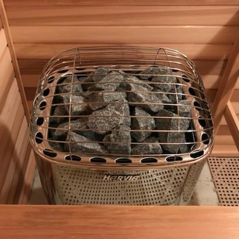 Harvia Club K10G Sauna Heater Package (10.0kW Stainless Steel 208V Heater + Control Unit + Stones)