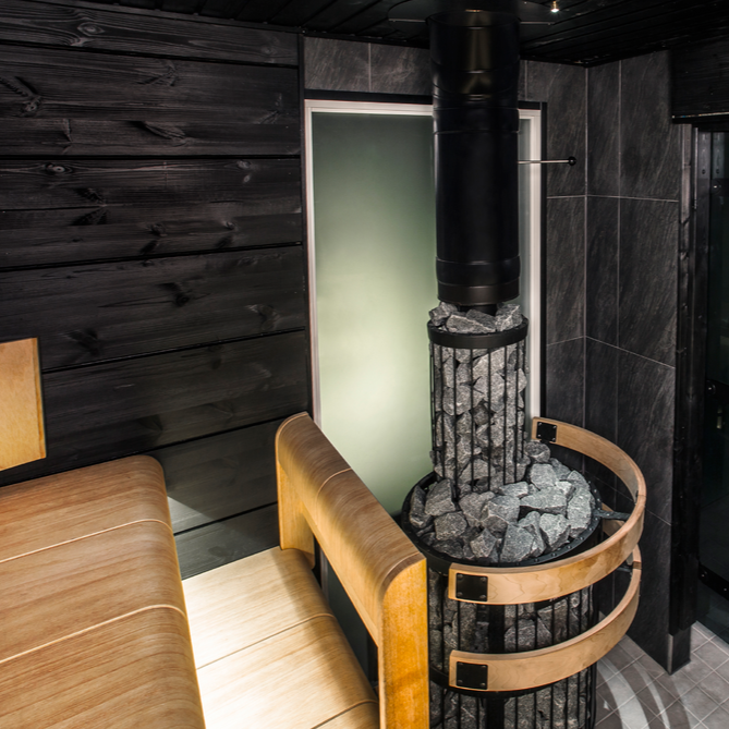 Harvia Legend 300 DUO Wood-Burning Sauna Stove & Fireplace (23.5kW)