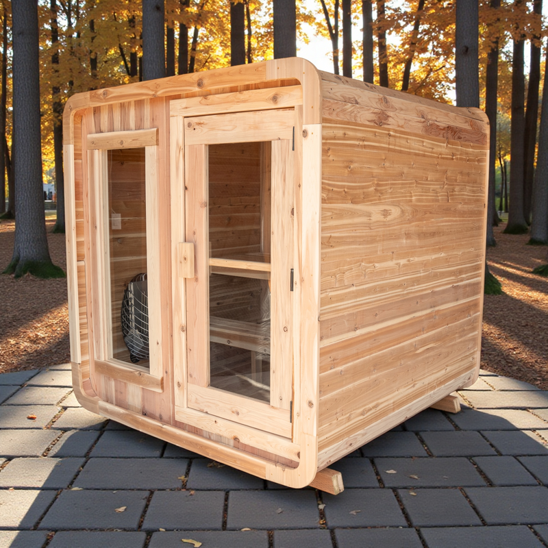 The Erik 4-Person Outdoor Sauna Pod