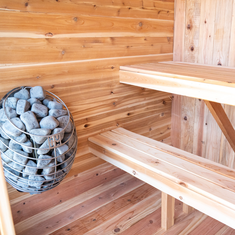 The Erik 4-Person Outdoor Sauna Pod