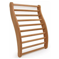 Finnmark Ergonomic Cedar Backrest - Canadian Red Cedar Ergonomic S-Shape Sauna Backrest