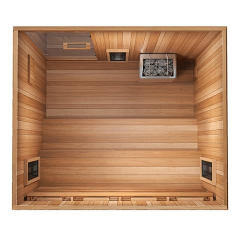 Finnmark FD-5 Trinity XL Infra-Steam Sauna for 4 People (Infrared + Steam + Red Light All-In-One Sauna)