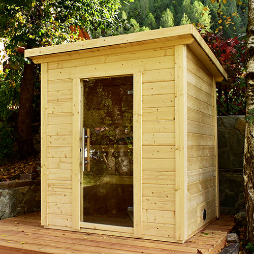 SaunaLife Garden Series G2 Outdoor Sauna for 4 People