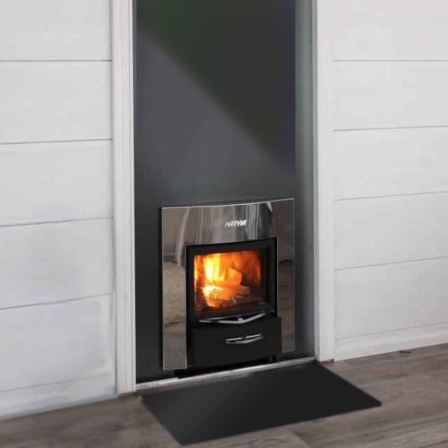Harvia 20 DUO Pro Series Wood-Burning Sauna Stove & Fireplace (24.1kW)