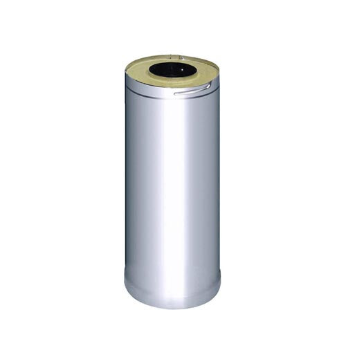 Sauna Wood Stove Chimney Extension, 500mm, Stainless Steel