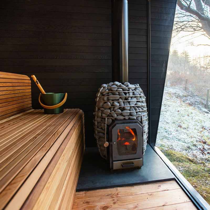 HUUM Hive Wood 17 Sauna Stove Package (17.0kW Wood-Burning Stove + Stones)