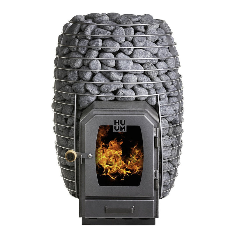 HUUM Hive Wood 13 Sauna Stove Package (13.0kW Wood-Burning Stove + Stones)