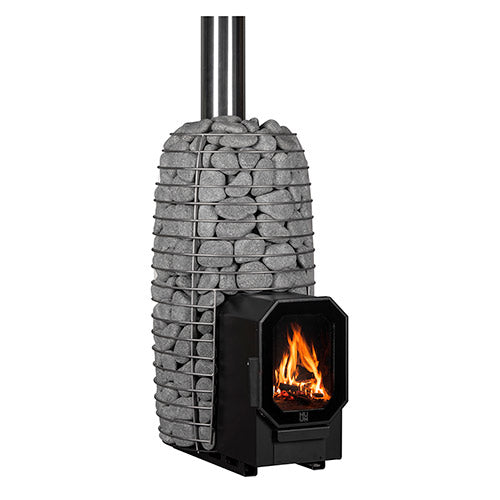 HUUM Hive Flow Mini LS Wood-Burning Sauna Stove With Firebox Extension (8.5kW)