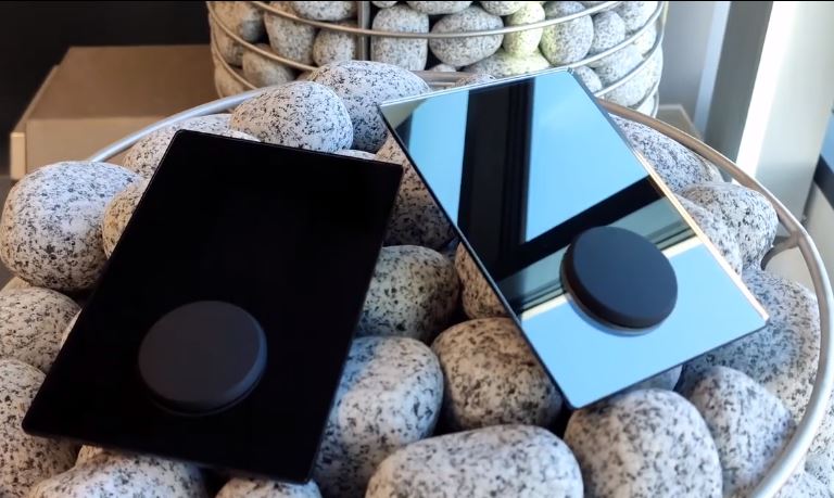 HUUM UKU Wi-Fi Sauna Control Unit (Mirror) - Digital On/Off, Time & Temperature Control