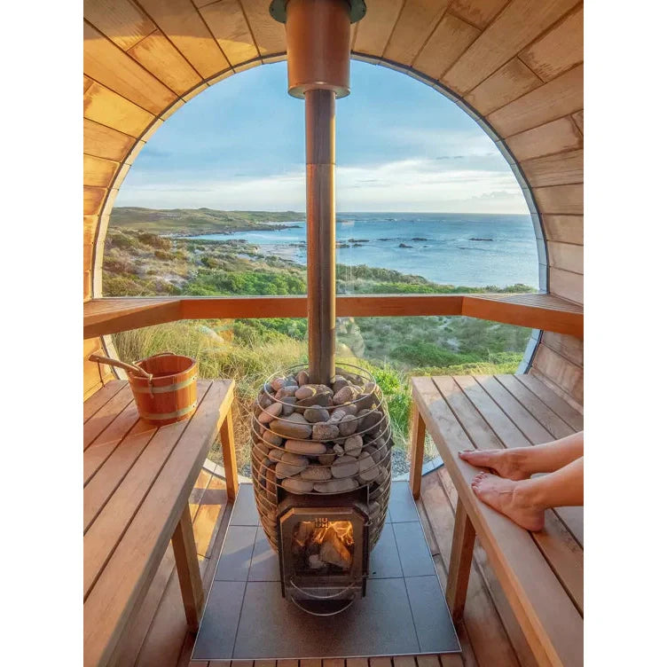 HUUM Hive Wood 13 Sauna Stove Package (13.0kW Wood-Burning Stove + Stones)