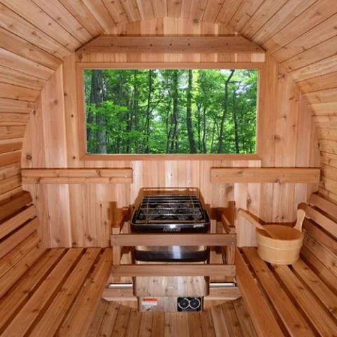 Harvia KIP60B Stainless Steel Sauna Heater w/ Built-In Controls (6.0kW - 240V)