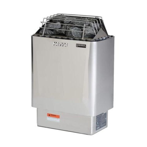 Harvia KIP45W Stainless Steel Sauna Heater (4.5kW - 240V Home Use)