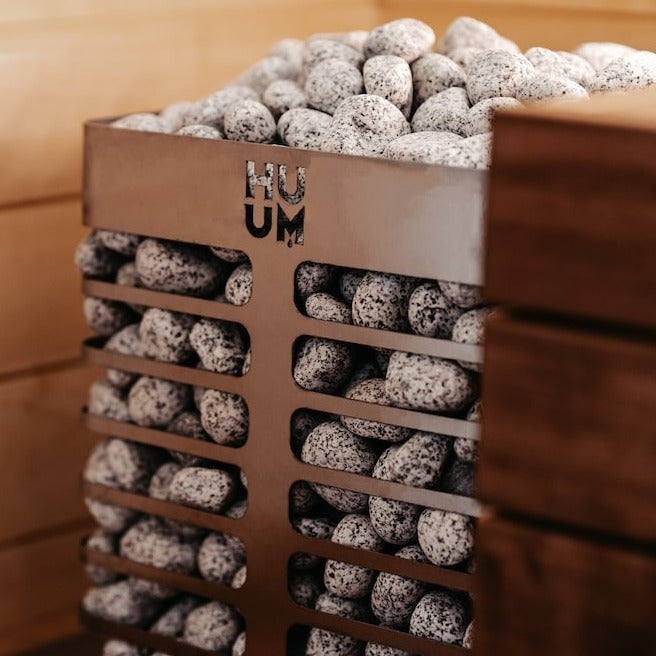 HUUM Steel 11 Sauna Heater Package (10.5kW Electric Heater + Control Unit + Stones)