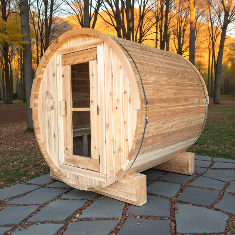 The Ragnar 4-Person Outdoor Barrel Sauna