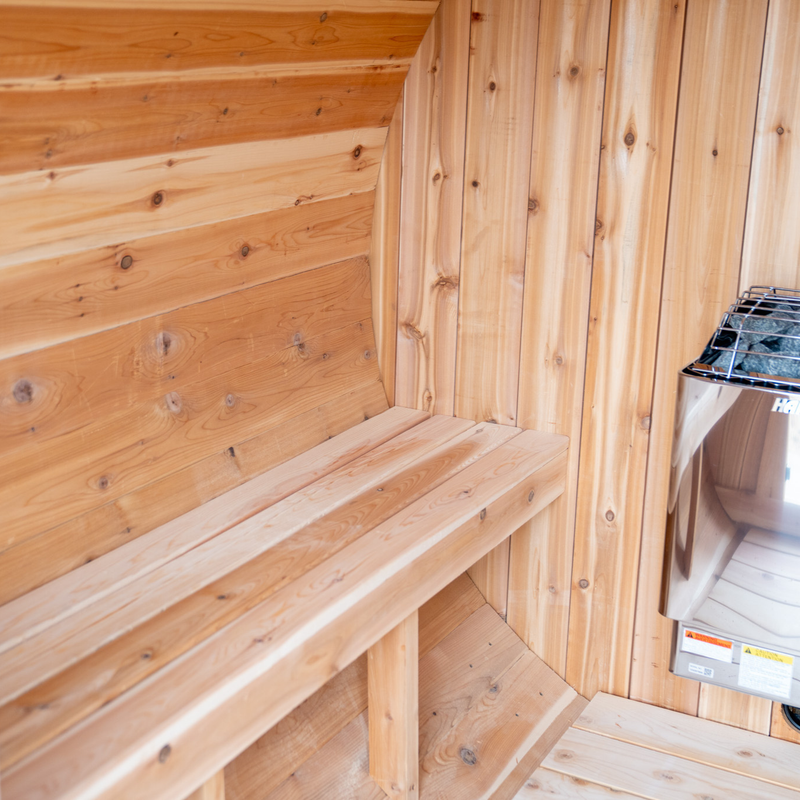 The Ragnar 4-Person Outdoor Barrel Sauna