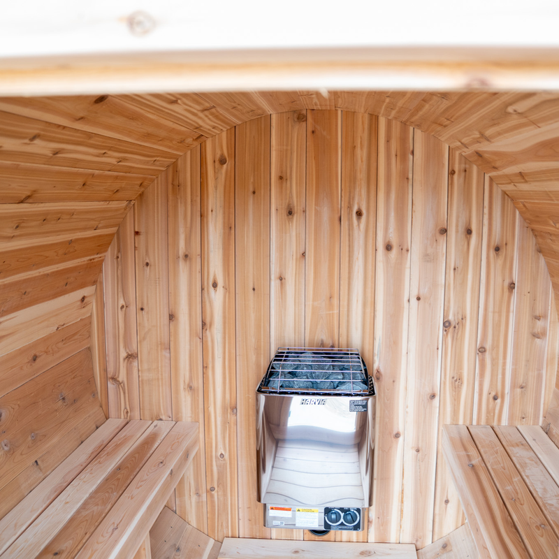 The Ragnar 4-Person Outdoor Barrel Sauna