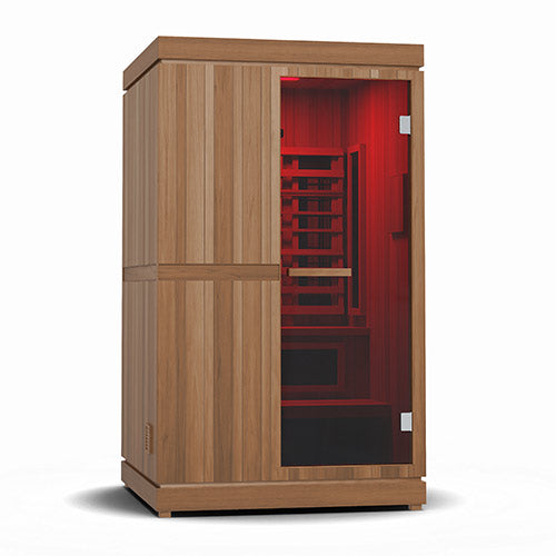 Finnmark FD-4 Trinity Infra-Steam Sauna for 2 People (Infrared + Steam + Red Light All-In-One Sauna)