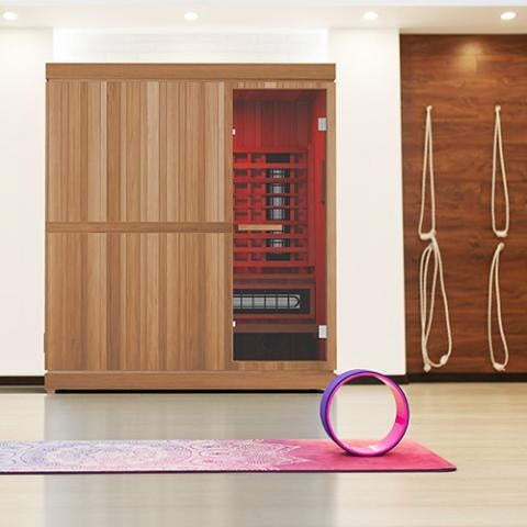 Finnmark FD-5 Trinity XL Infra-Steam Sauna for 4 People (Infrared + Steam + Red Light All-In-One Sauna)