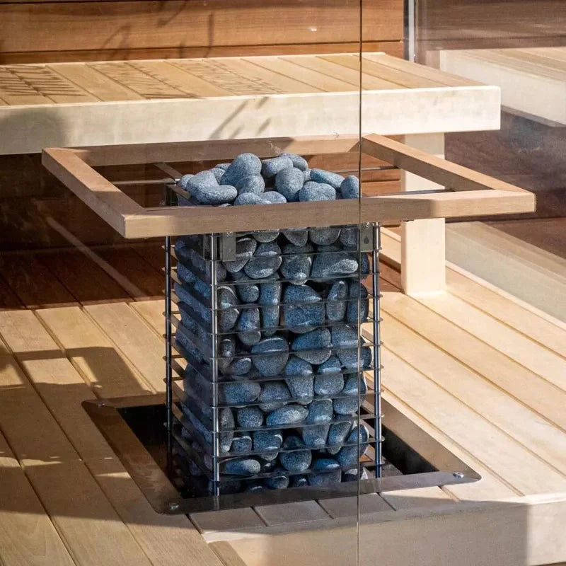 HUUM Cliff 11 Sauna Heater Package (10.5kW Electric Heater + Control Unit + Stones)